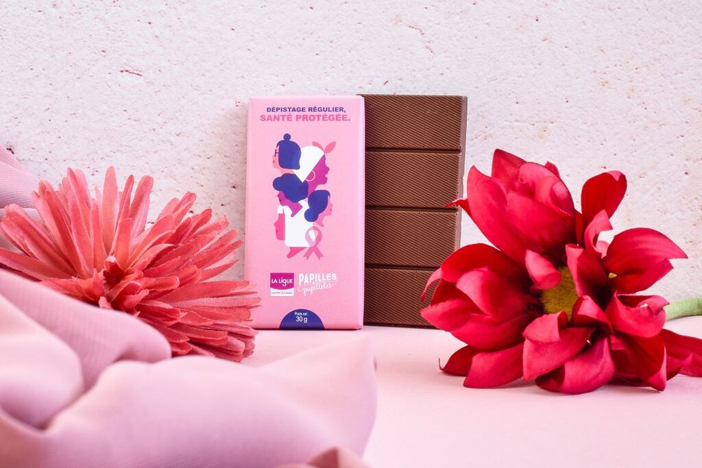 Une tablette de chocolat solidaire pour Octobre Rose 