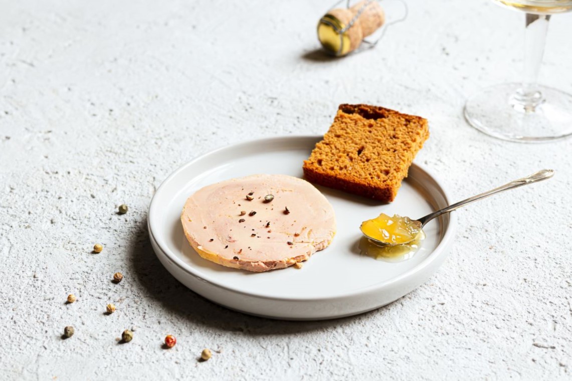 Toast de pain d'épices au foie gras